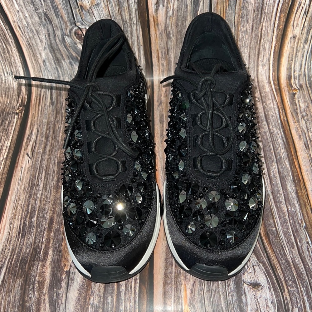 Ash Black Muse Beaded Chunky Sneakers 370049 37M